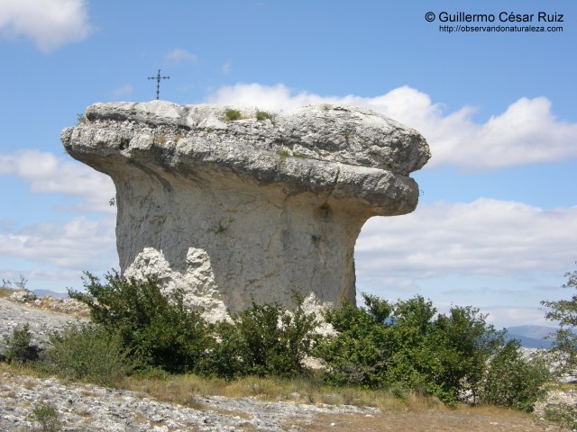 La Mesa desde su cara sur, Geoparque Mundial Las Loras, Espacio Natural Las Tuerces, un paisaje encantado