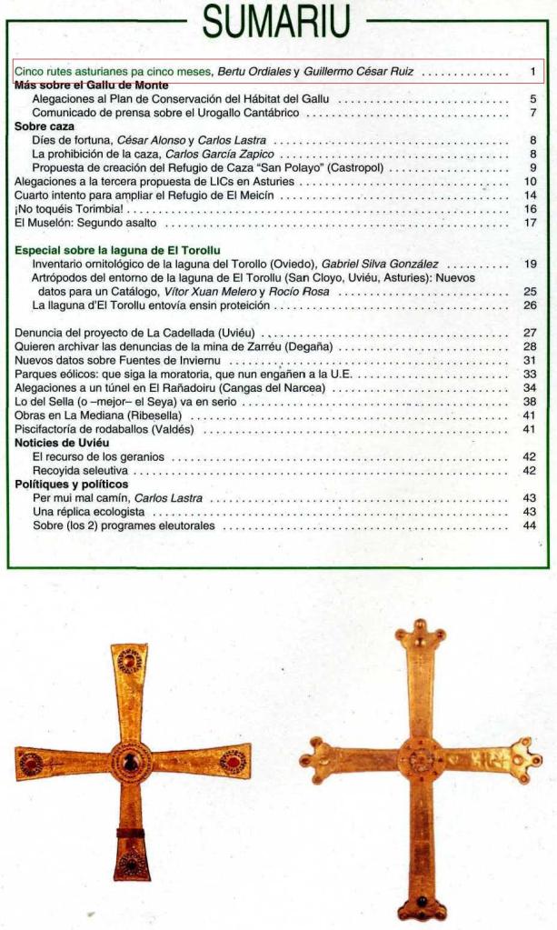 ASTURNATURA Nº 20. CONTRAPORTADA