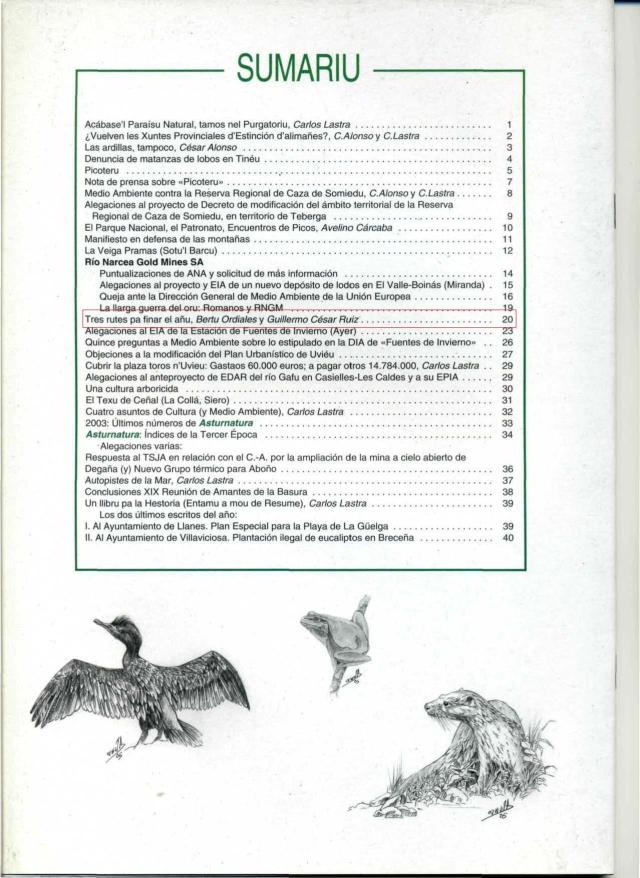 ASTURNATURA Nº 21. CONTRAPORTADA