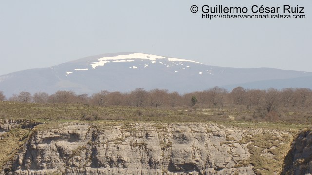 Monte Gorbeia desde Mirador Salto del Nervión