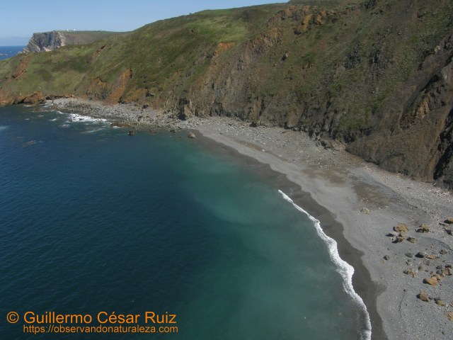 Playa El Cuerno o Les Melleres, Verdicio (Gozón-Asturias)