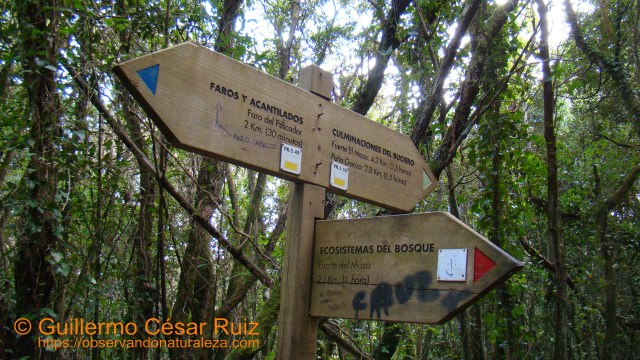 Señalización sendas Monte Buciero, Santoña